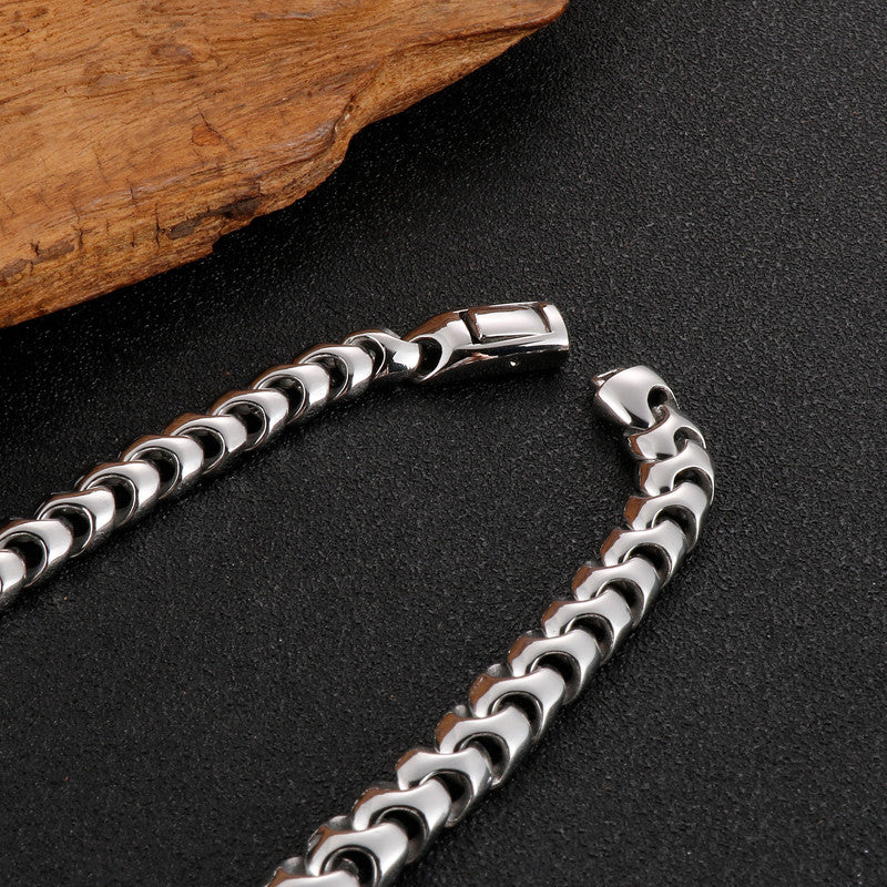 RoyalArgent | Men's Stainless Steel Royal Bone Cuban Link Chain