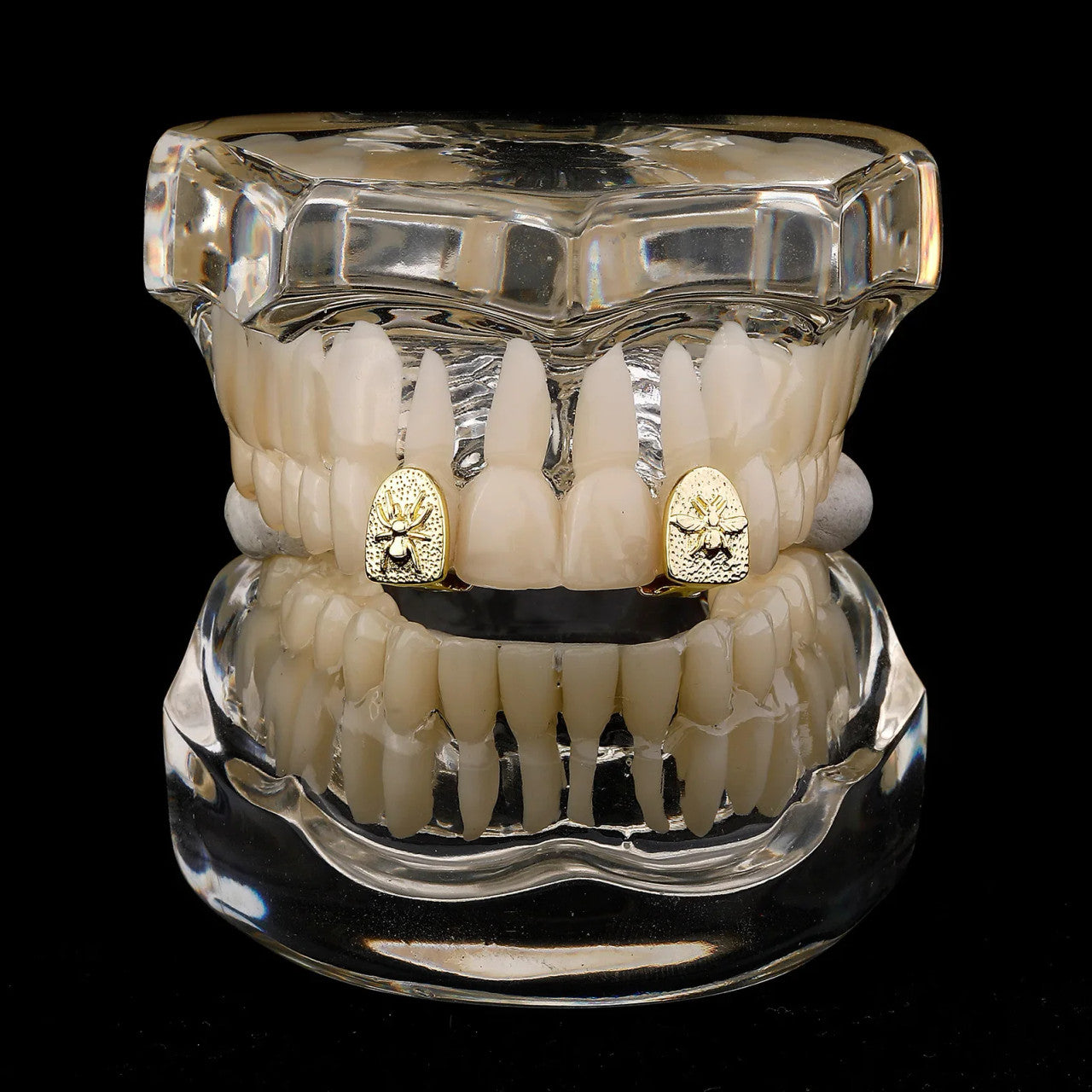 Single Cap | Animal Hip Hop Gold .925 Silver Tooth Cap Mouth Grillz