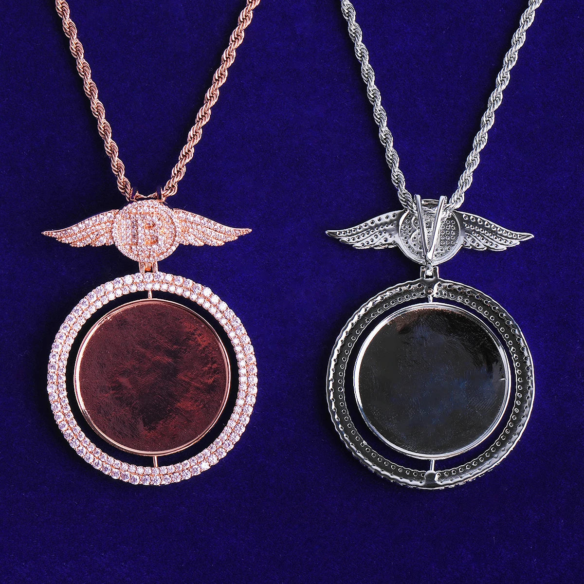 Big B&#39;s | VVS Diamond CZ Custom Made Photo Picture Iced Blinged Out Pendant