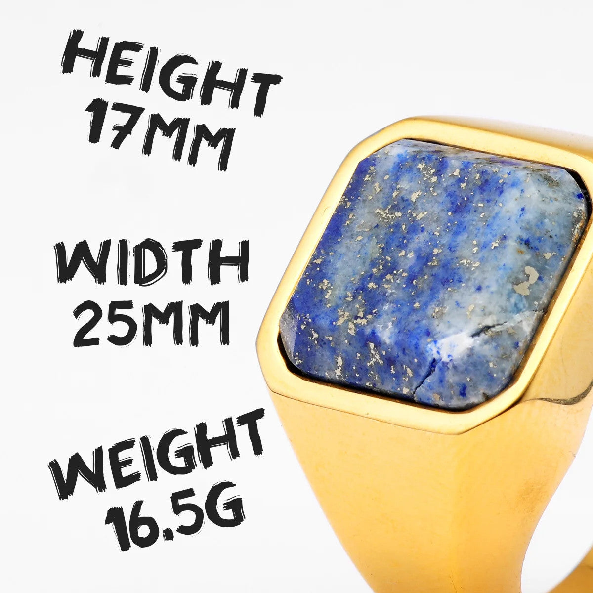 The Galaxy | 14k Gold Black over No Fade Stainless Steel Interstellar Starry Sky Men Rings