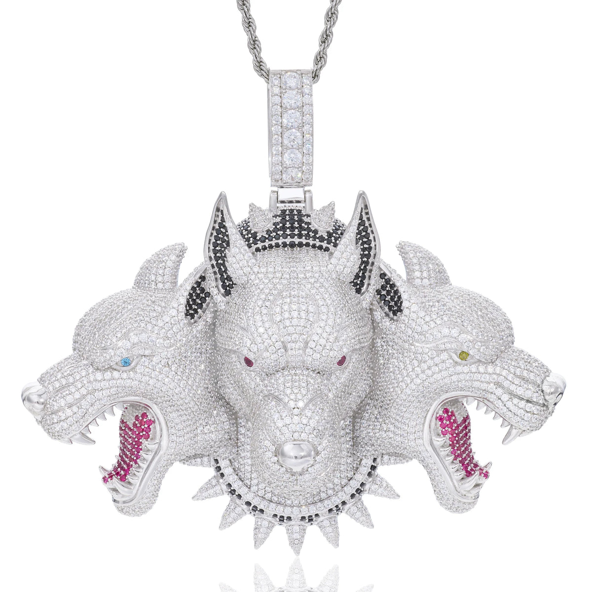 The Hell Hound | Cerberus Different Animal Same Beast Luxury Iced Hip Hop Pendant