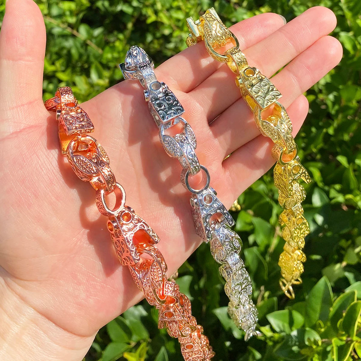 Loyal Royalty | D Block Belcher Clasp Rolo Link Clean Hip Hop Chain Necklace