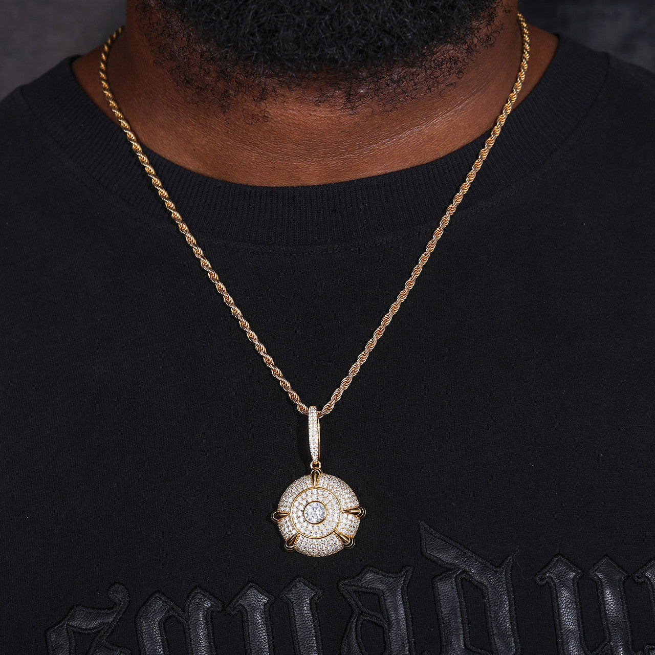 VVS Dragon Claw | Iced Blinged Out Moissanite Diamond Devil's Eye Hip Hop Pendant