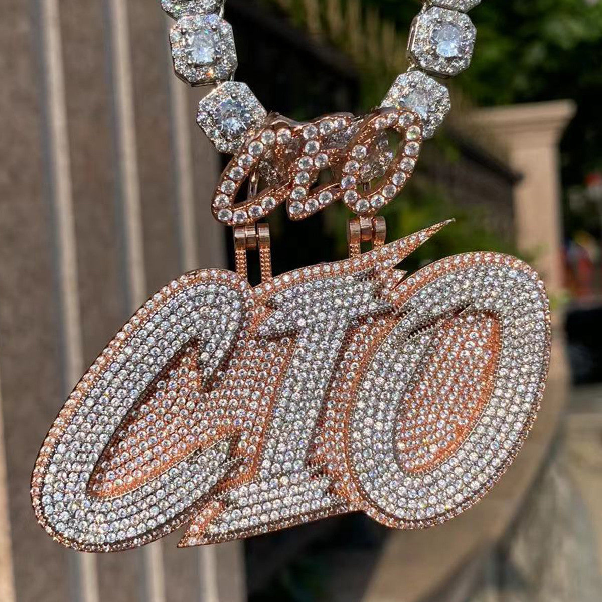 Boss Ballin | VVS Diamond CZ CEO Bail Custom Made Ice Blinged Out Pendant