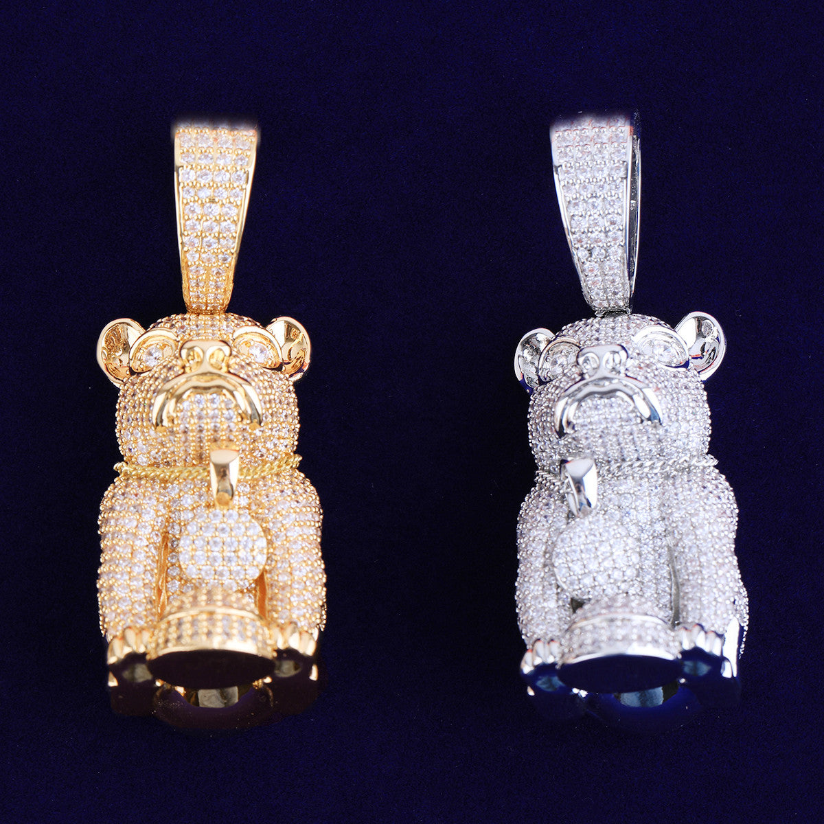 Dog's Gotta Eat | VVS Diamond CZ French Bull Dog Hip Hop Pendant Chain