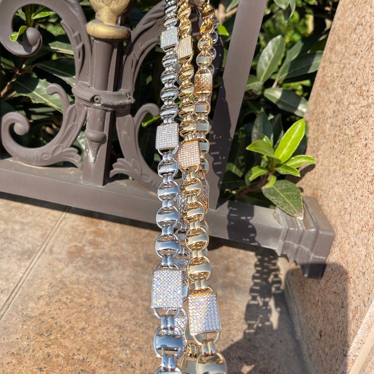 Iced Cuban Coffee | Designer Prong Set Flooded Ice Hip Hop Chain Necklace