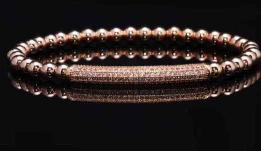 Mens High Fashion 18k Gold Over No Fade Stainless Steel Kings Crown Adjustable 3 Piece Bracelet Set