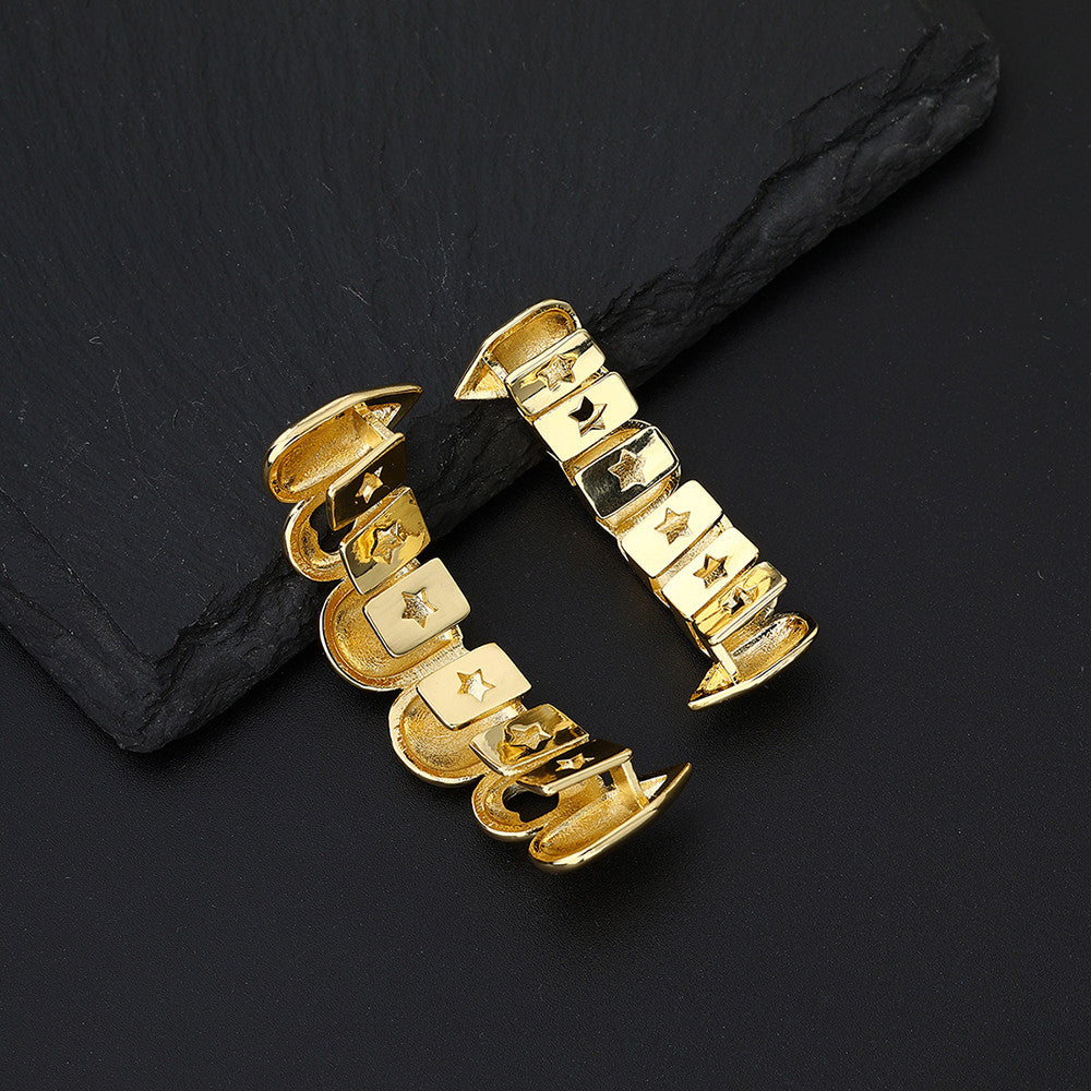 Vampire Heart | Hip Hop Streetwear Open Heart Tooth Teeth Mouth Fang Grillz