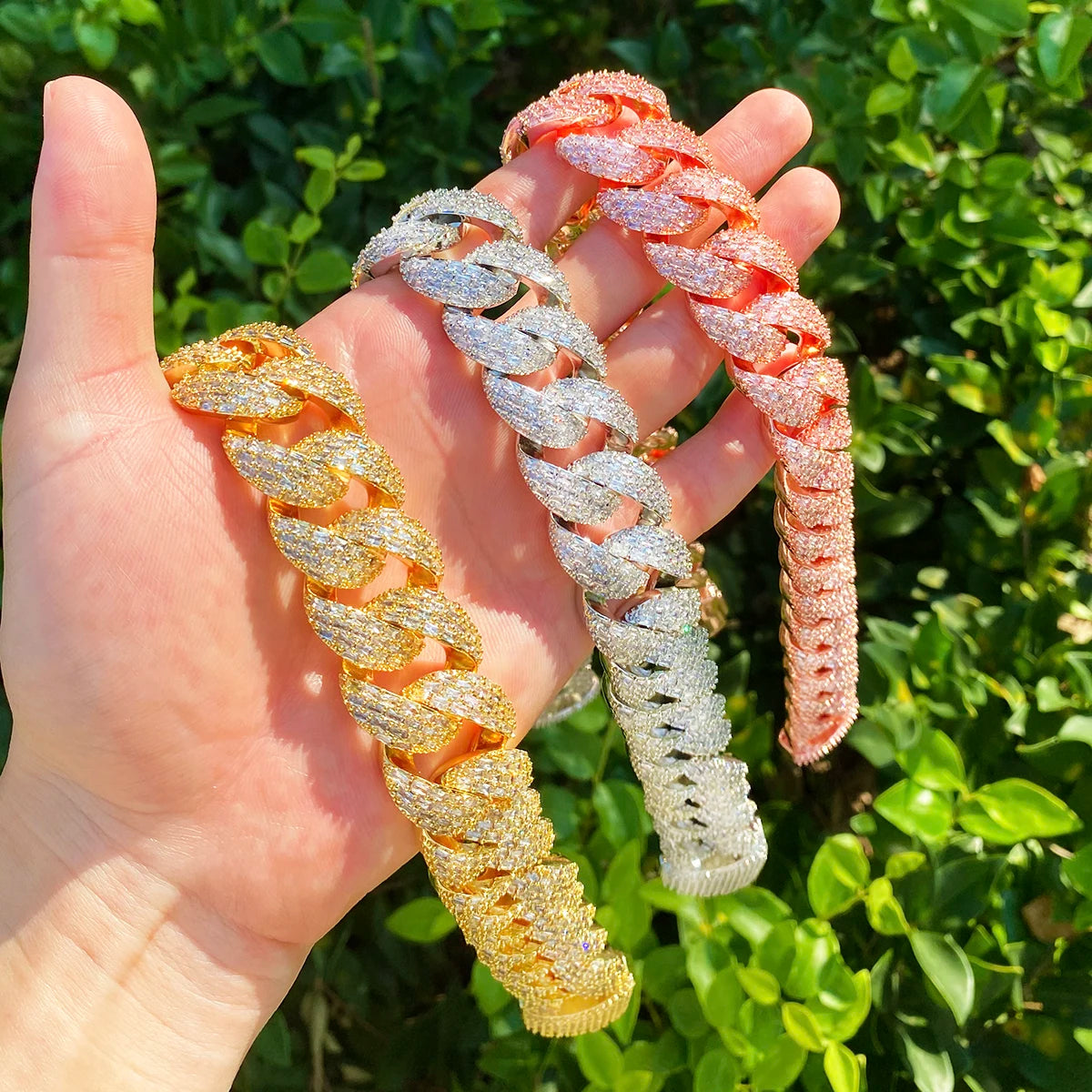 Baguette Street | VVS Diamond CZ Iced Bling Out Designer Cuban Link Chain Necklace