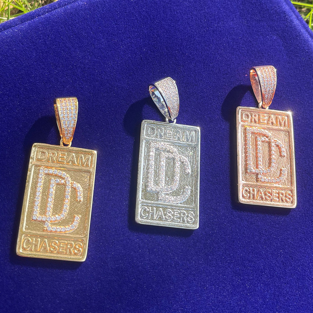 Dream Chasers II | Flooded Ice Hip Hop VVS Diamond CZ Pendant