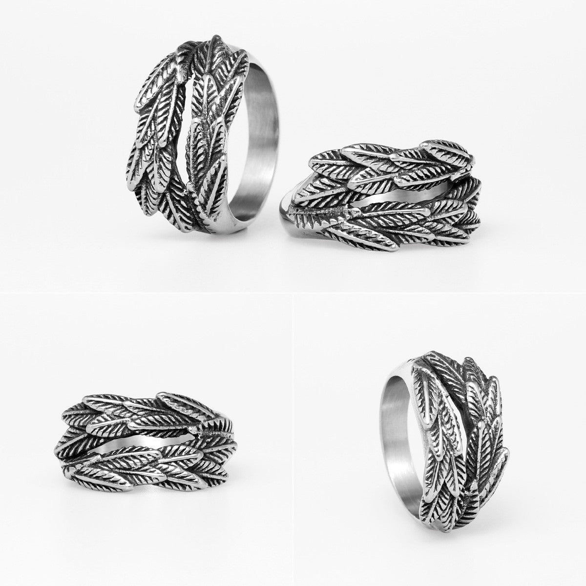 Joseph's Dream | 316L No Fade Stainless Steal Ear of Wheat Plant Spiritual Ring