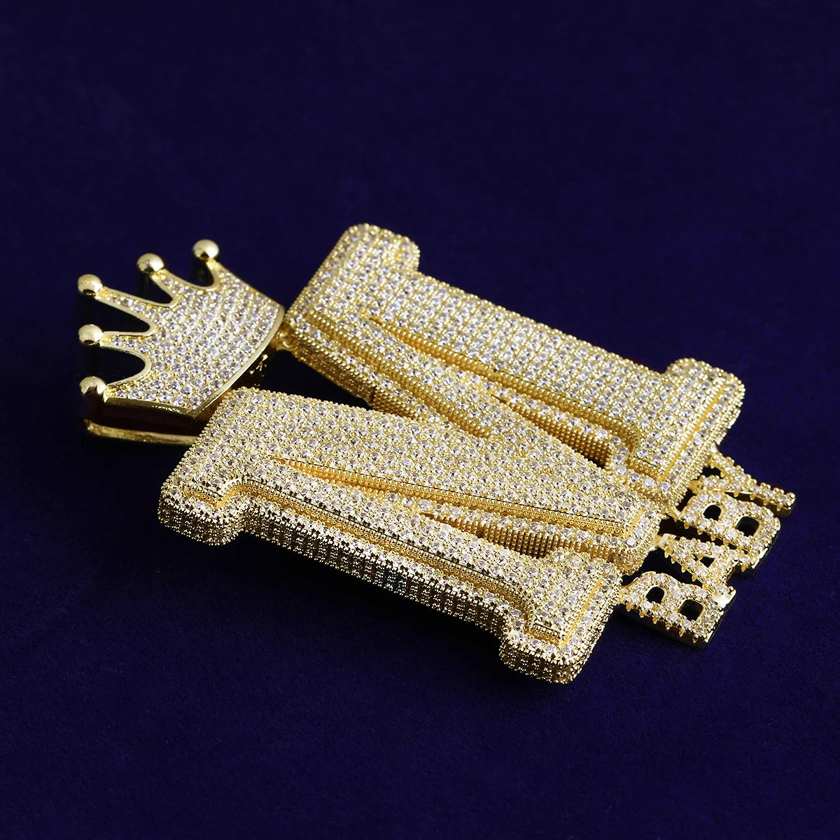 King's Presence |VVS Diamond CZ 5AA+ Custom Made Iced Blinged Out Pendant