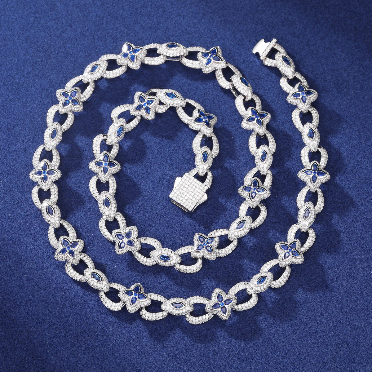 Star Child | Moissanite Diamond Luxury Iced 925 Sterling Silver Hip Hop Chain Necklace Bracelets