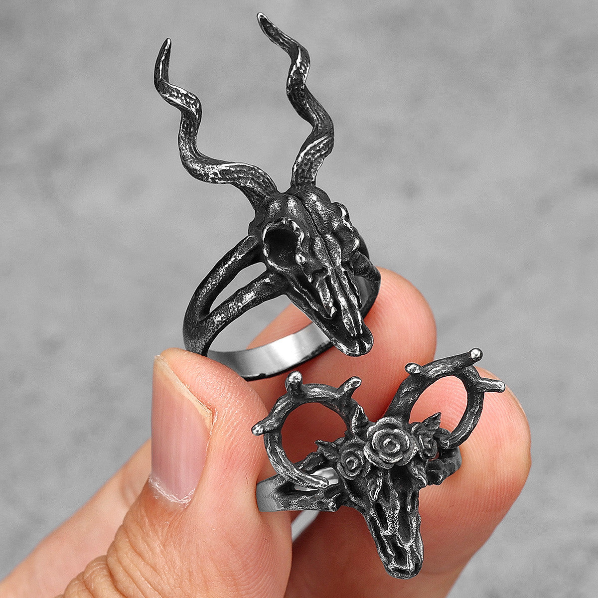Reindeer Skull | Solid Stainless Steel Unique Personality Streetwear Rings