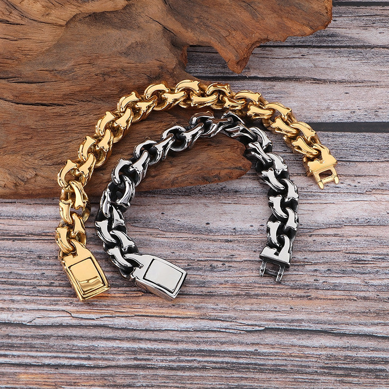 EternalTwist  | Mens No Fade Stainless Steel Street Wear Casual Bracelet