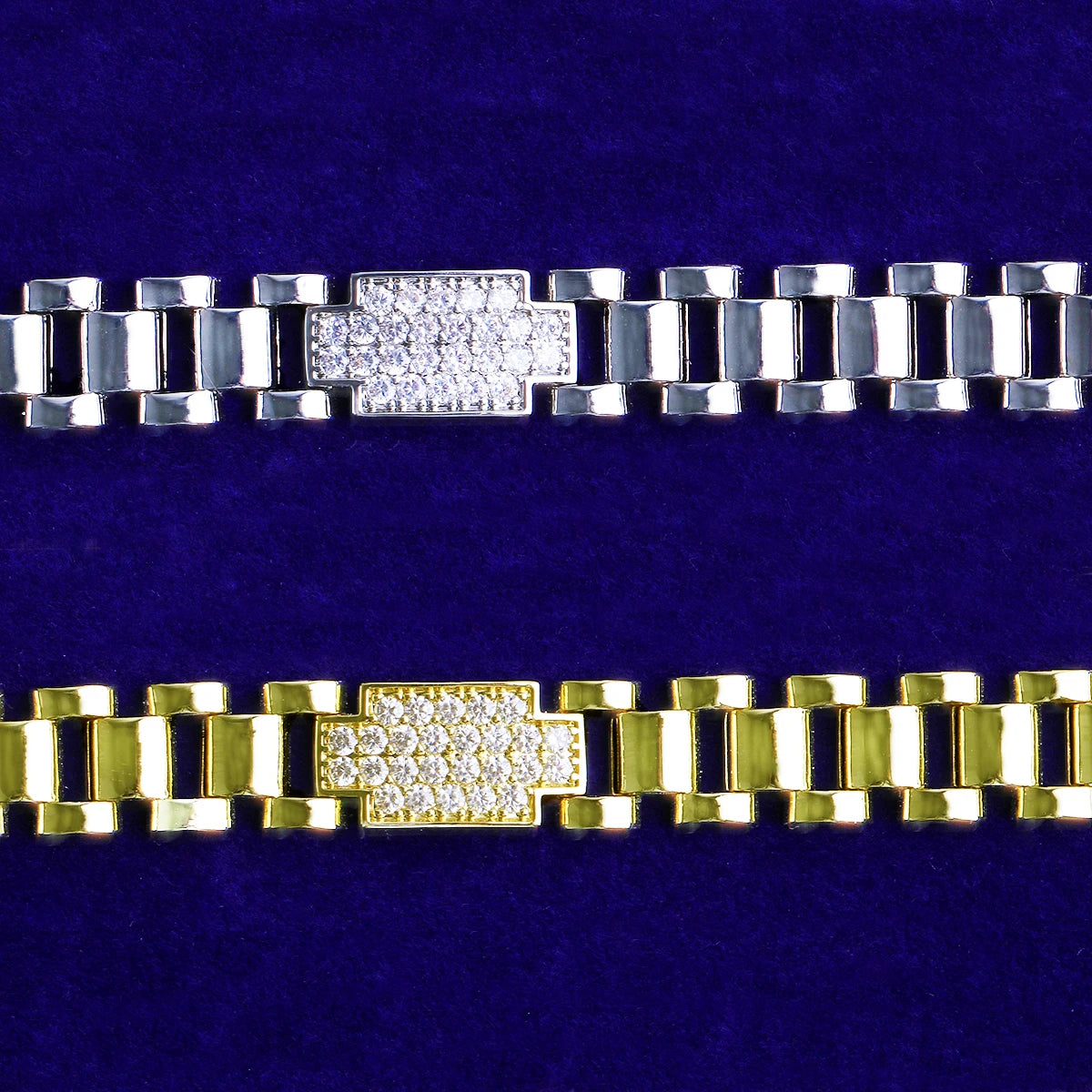 Buckle Ice | VVS Diamond CZ Iced Blinged Out Hip Hop Belt Buckle Bracelet