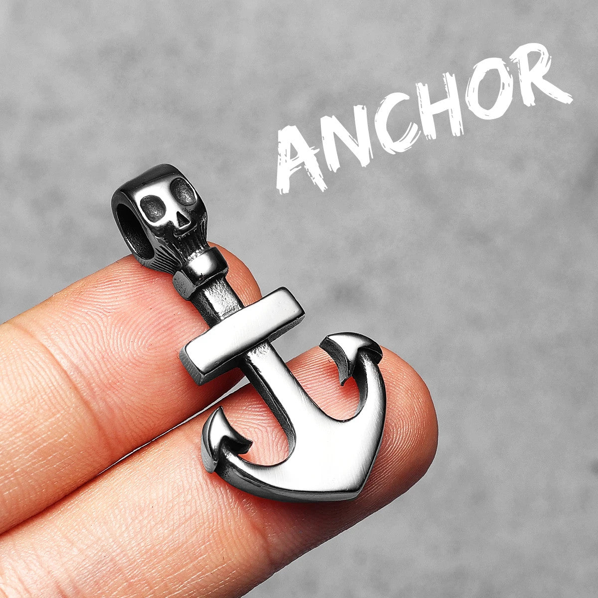 Anchor | 316L No Fade Stainless Steel Nautical Anchor Street Wear Pendant