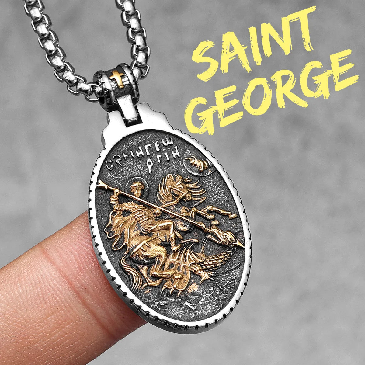 Jesus Collection ll | 14k Gold Over Solid Stainless Steel Angel Jesus Cross Pendants