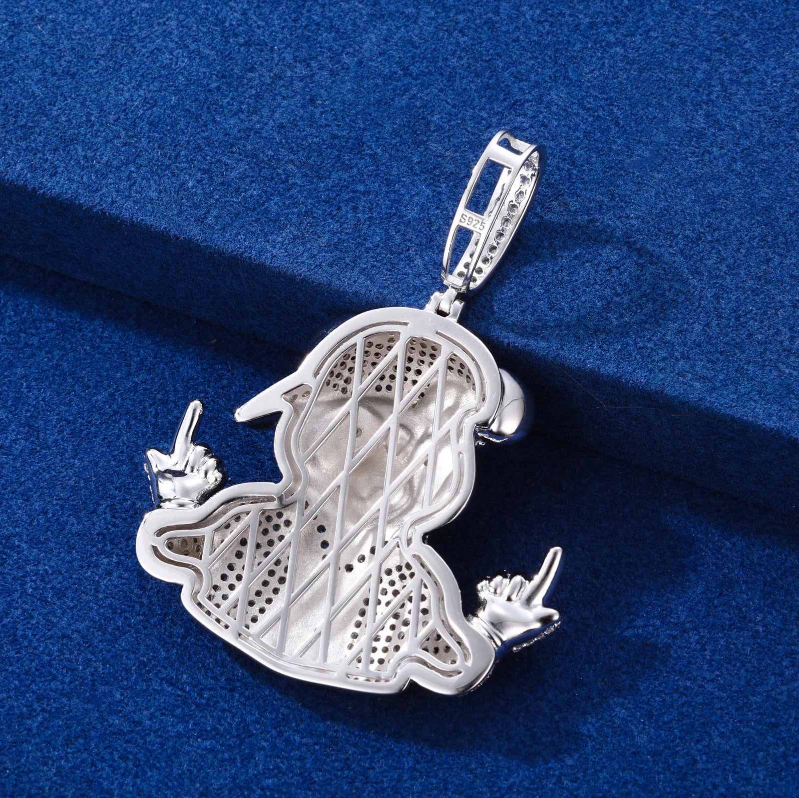 Luchini | VVS Moissanite Diamond Money Pouring From The Sky Hip Hop 925 Solid Pendant