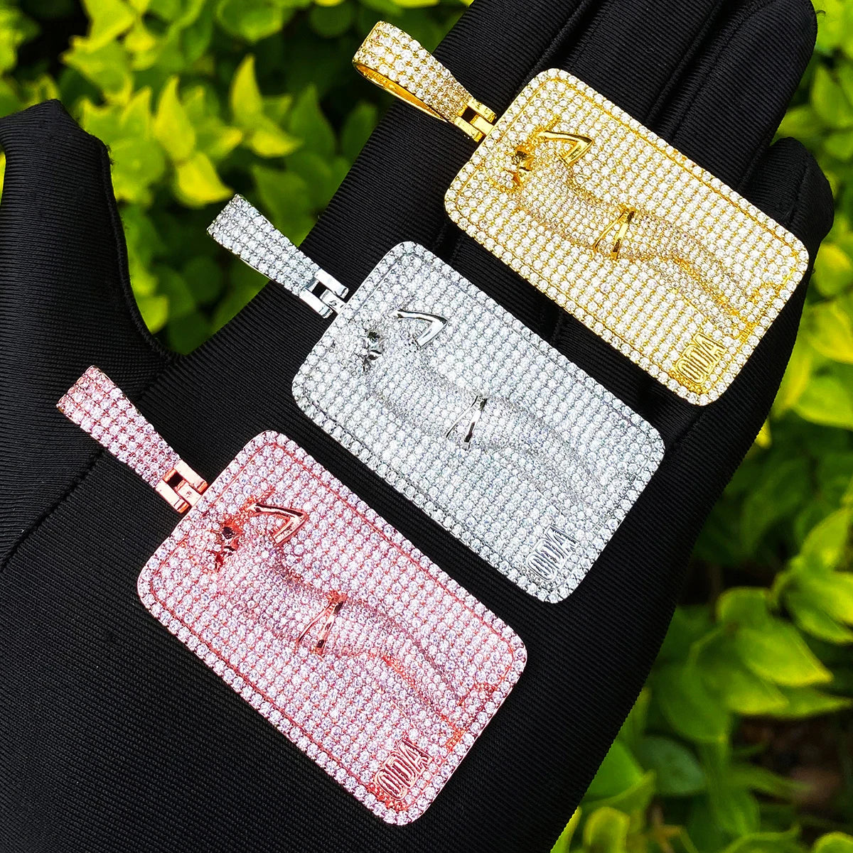 ODA | VVS Diamond 5AA+ CZ Prong Set Hip Hop Pendant Chain Necklace