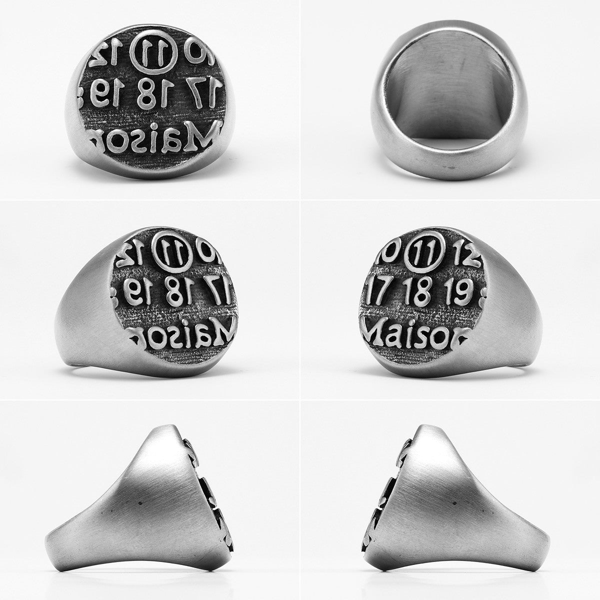 Lucky Number Eleven | Unique Personality No Fade Stainless Steel Streetwear Rings