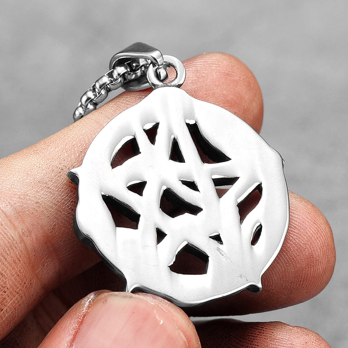 Evil Within | 316L No Fade Stainless Steel Vintage Black Pentagram Snake Hip Hop Pendant