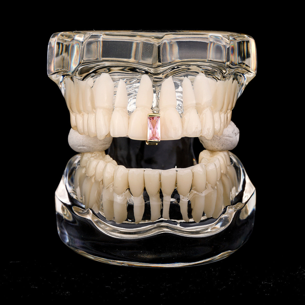 Baguette Drip | Iced Blinged Out VVS Diamond CZ Baguette Stone Hip Hop Mouth Teeth Tooth Grillz