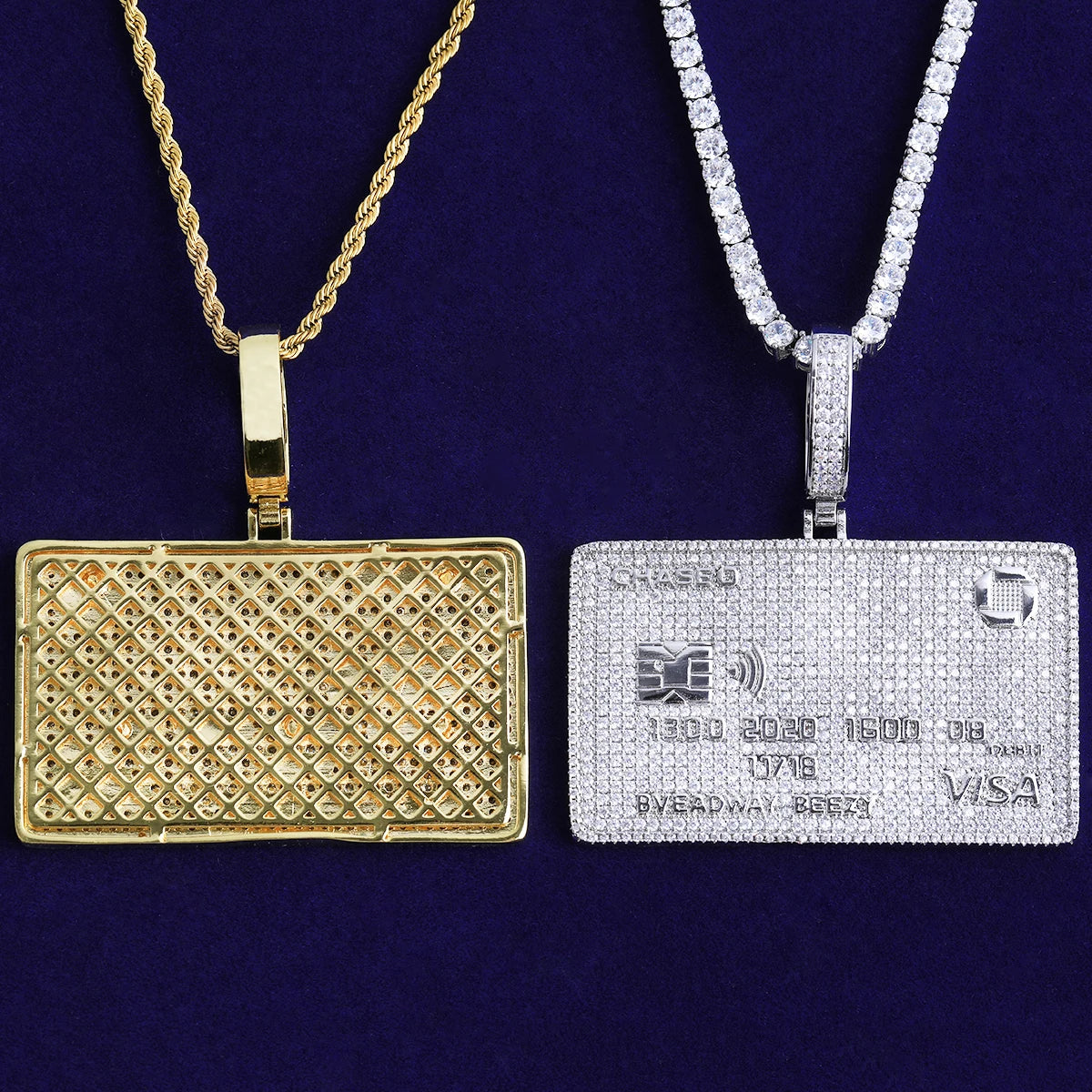 Money Master | VVS Diamond CZ Iced Blinged Out Credit Card Hip Hop Pendant
