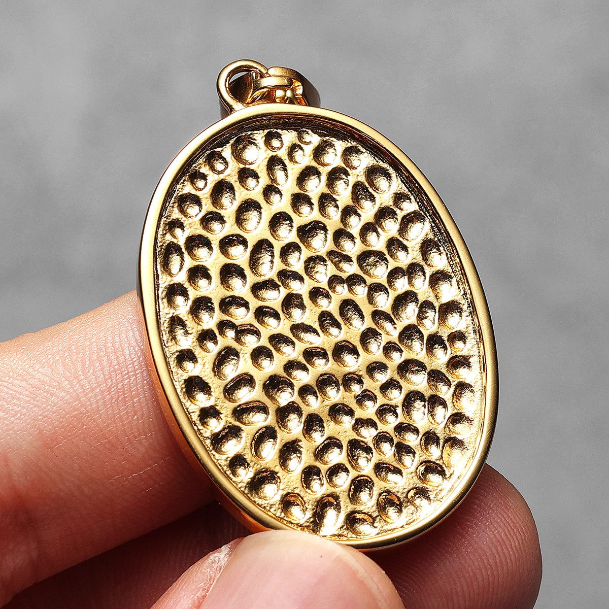 Classic Anchor | 14k Gold over Stainless Steel Framed Anchor Pendant Chain Necklace