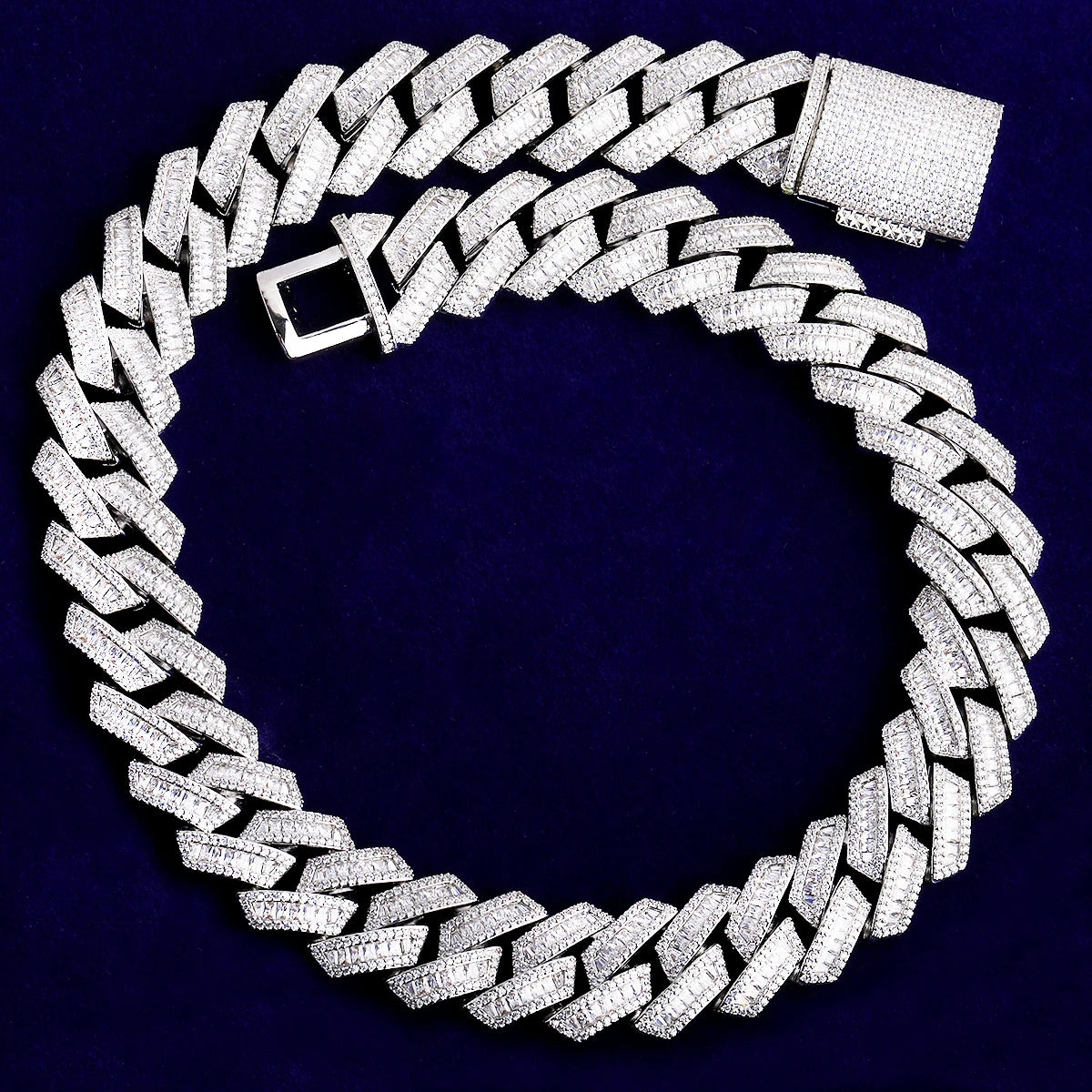 Micro Baguette | VVS Diamond CZ 5AA+ Miami Cuban Link Hip Hop Chain Necklace