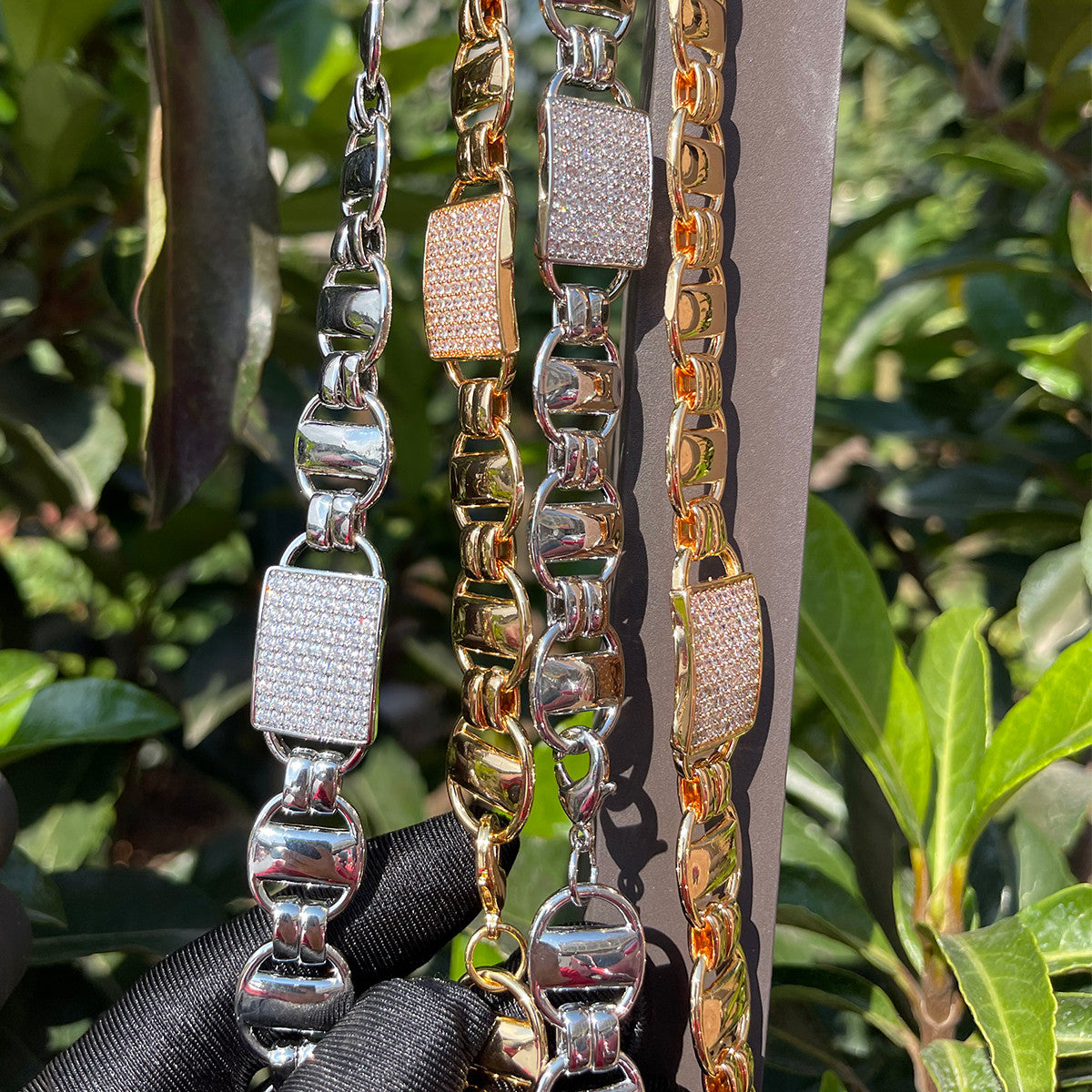 Iced Cuban Coffee | Designer Prong Set Flooded Ice Hip Hop Chain Necklace