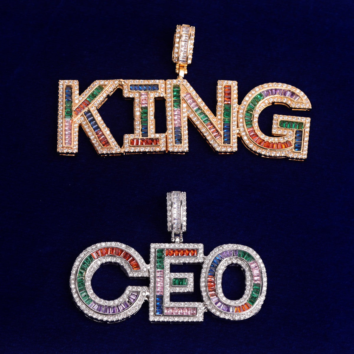 Candy Crushed | Ice VVS Diamond CZ Baguette Stone Custom Hip Hop Pendant
