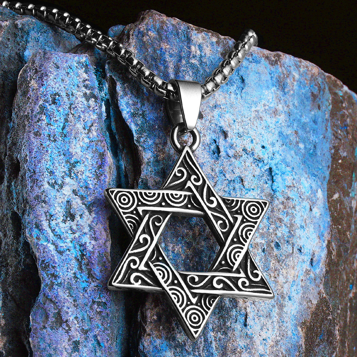 Star Of David | 316L No Fade Designer Judaism Solomon's Seal Stainless Steel Pendant