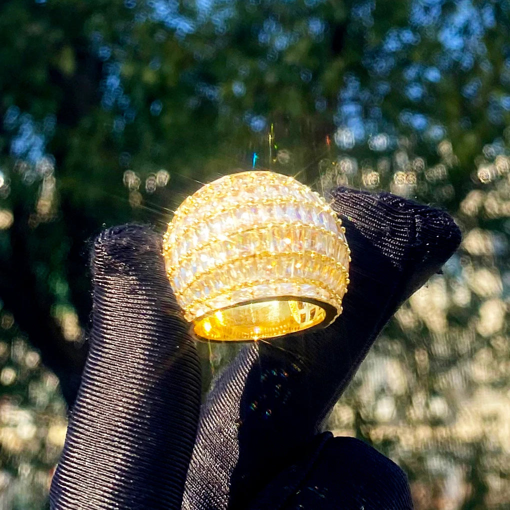 Bread Winner | Baguette VVS Diamond CZ 5AA+ Luxury Iced Blinged Out Rings