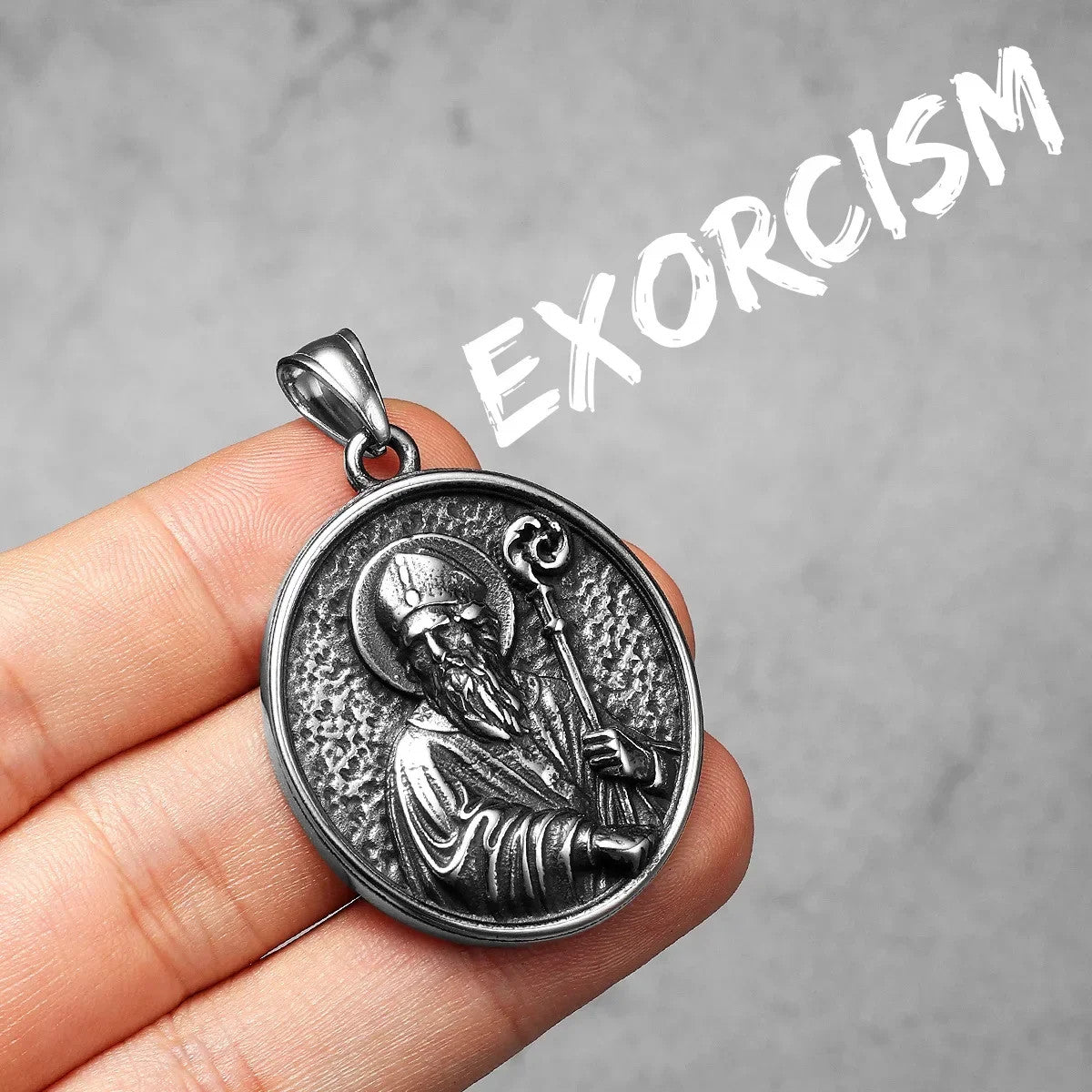 Hall Of Saints | 316L Solid Stainless Steel Holy Father Joseph Saint Pendant Collection