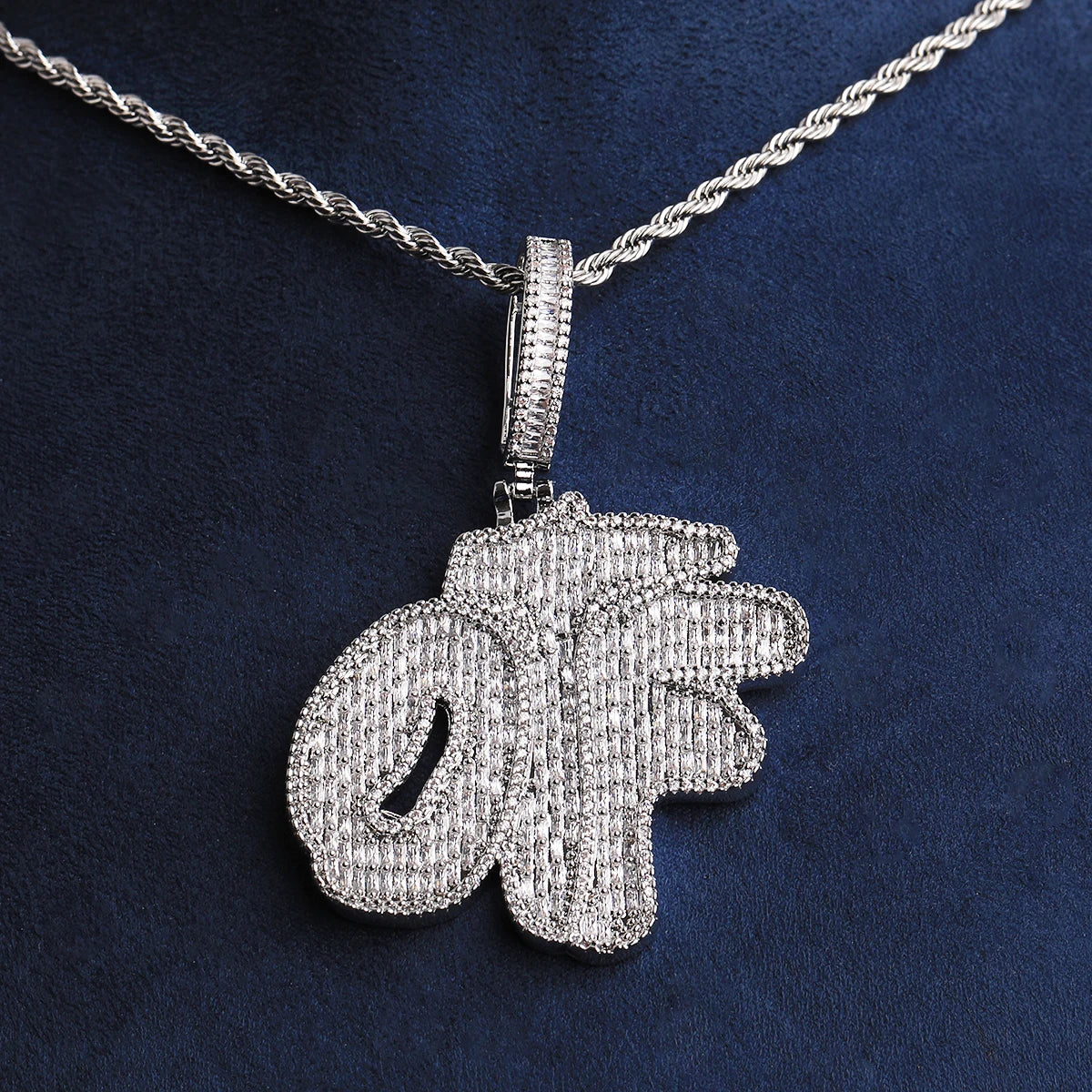 OTF | VVS 5AA+ Diamond CZ Only The Family Hip Hop Pendant Chain