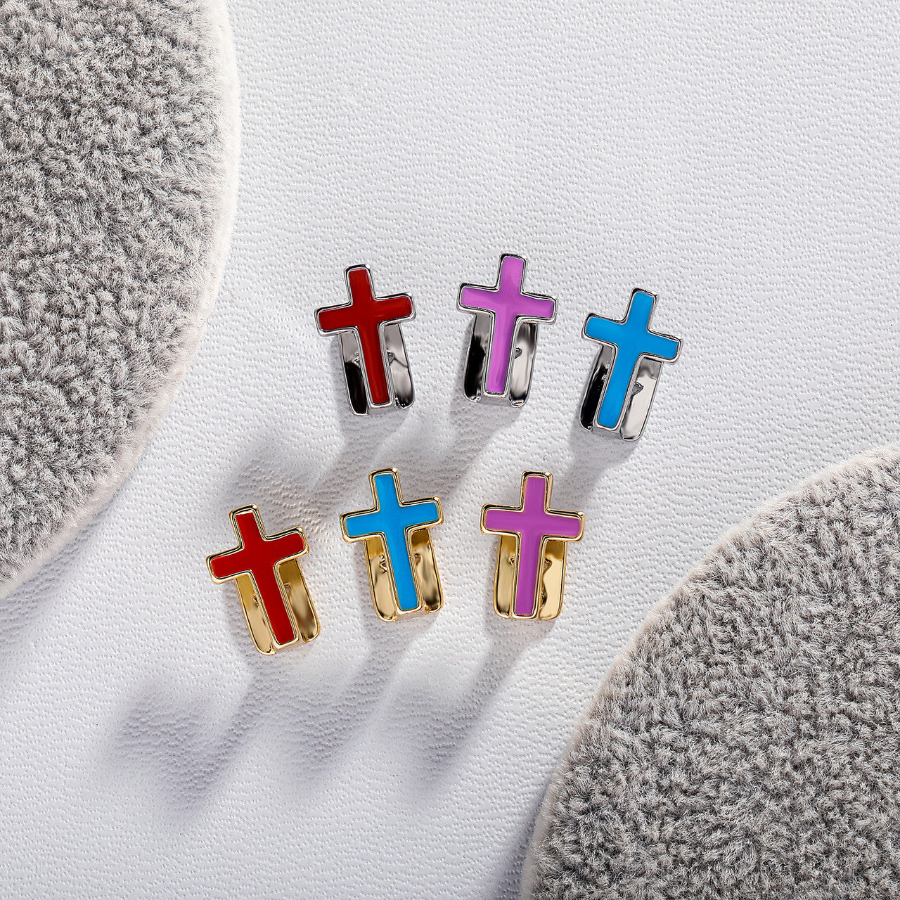 Thou Art Worthy | Hip Hop Enameled Cross Mouth Tooth Teeth Grillz
