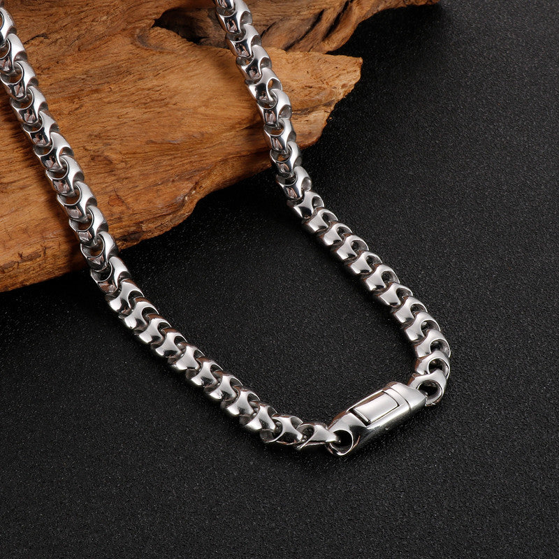 RoyalArgent | Men's Stainless Steel Royal Bone Cuban Link Chain