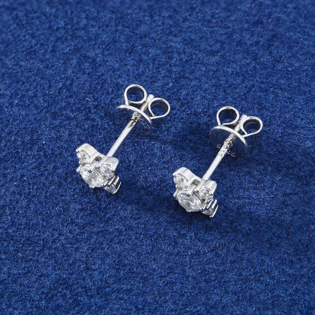 Star Shine | 925 Sterling Silver Moissanite Diamond Shinning Star 18k Gold Hip Hop Earrings