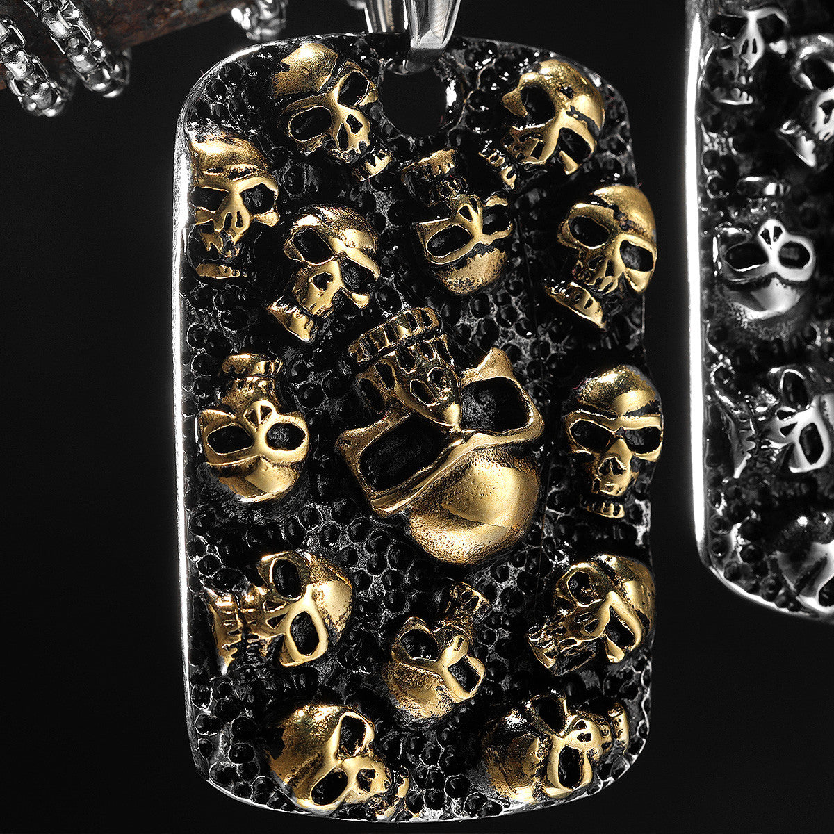 Hell | 316L No Fade Stainless Steel The Depths Of Hell Hip Hop Pendant Chain Necklace