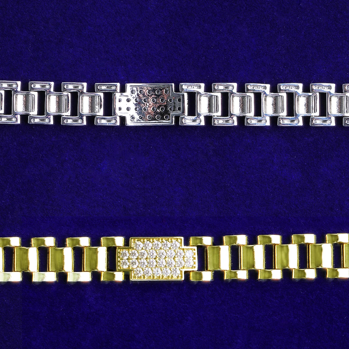 Buckle Ice | VVS Diamond CZ Iced Blinged Out Hip Hop Belt Buckle Bracelet