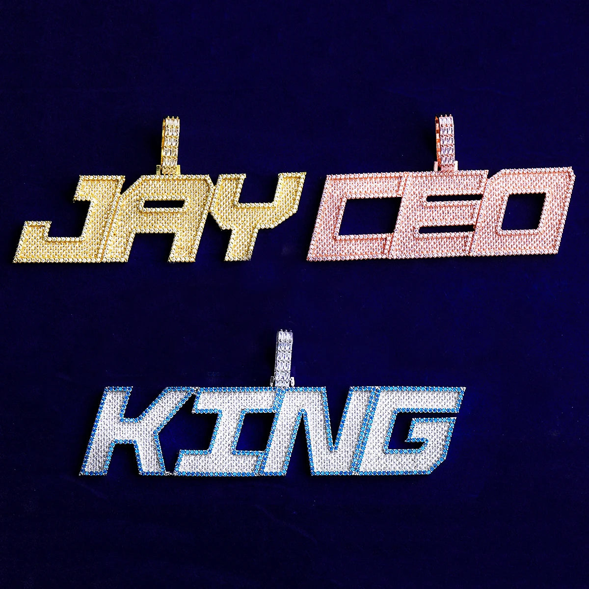 LaZer Cut | VVS Diamond CZ 5AA+ Luxury Custom Made Nameplate Hip Hop Pendant