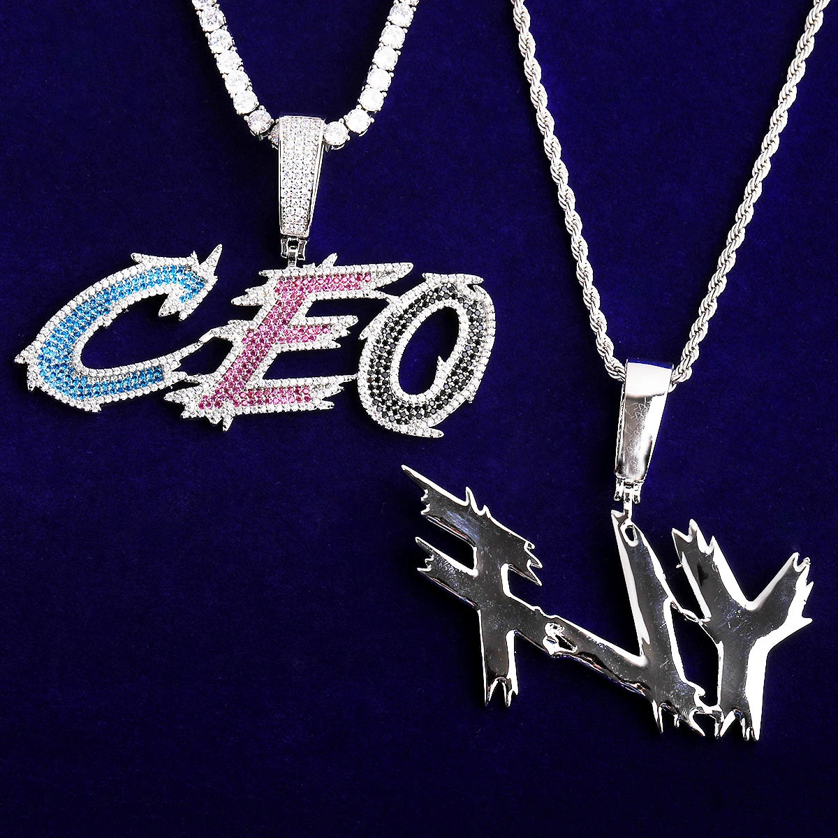 Wielded Lightning | VVS Diamond CZ Custom Made 5AA+ Luxury Hip Hop Pendant