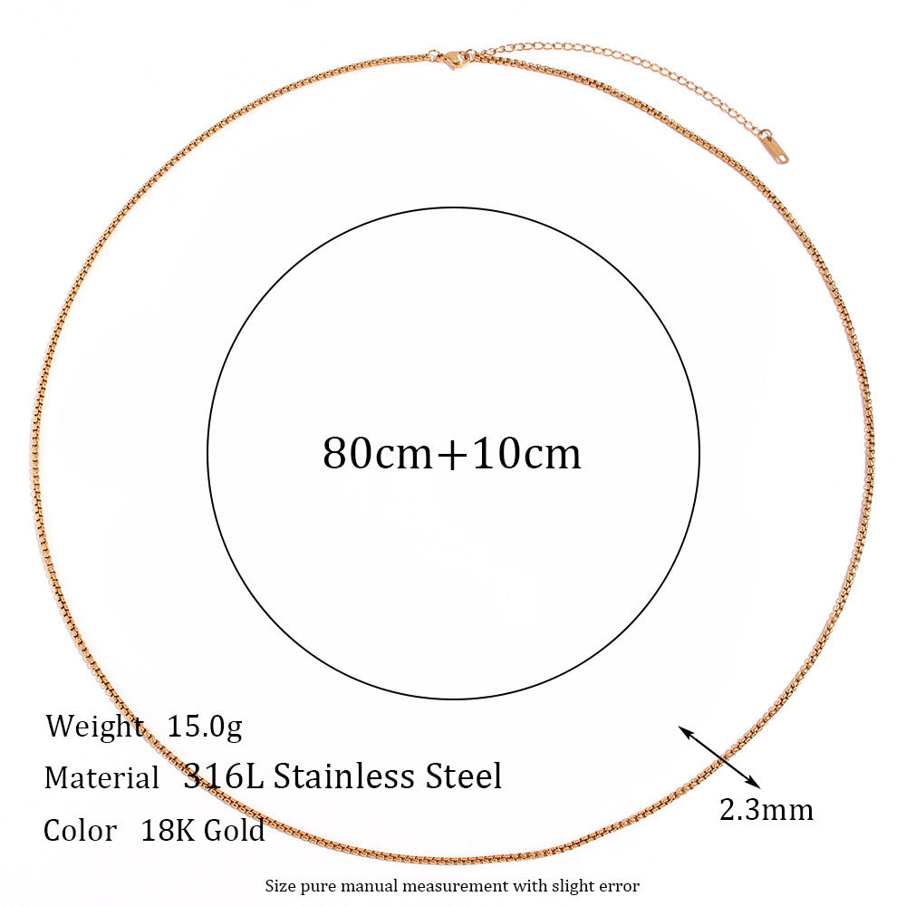 Street Style Summer Beach 18k Gold Waterproof Belly Body Waist Chain