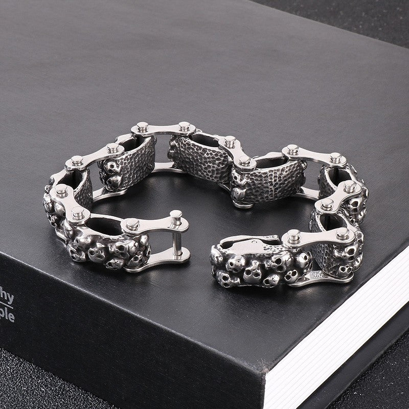 BoneBling | 15mm New Fashion No Fade Stainless Hip Hop Rock Bracelet