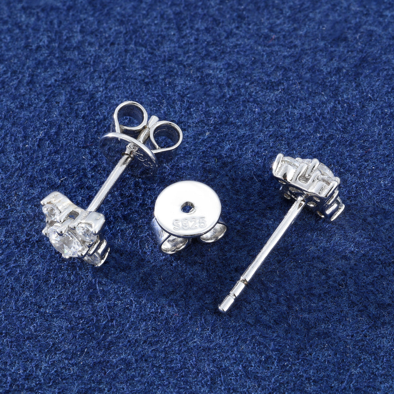 Star Shine | 925 Sterling Silver Moissanite Diamond Shinning Star 18k Gold Hip Hop Earrings