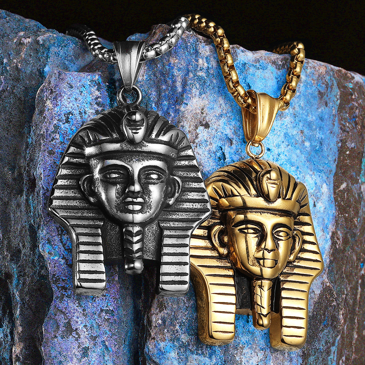 Egypt Pharaoh | No Fade Stainless Steel Ancient African Egyptian Hip Hop Pendant