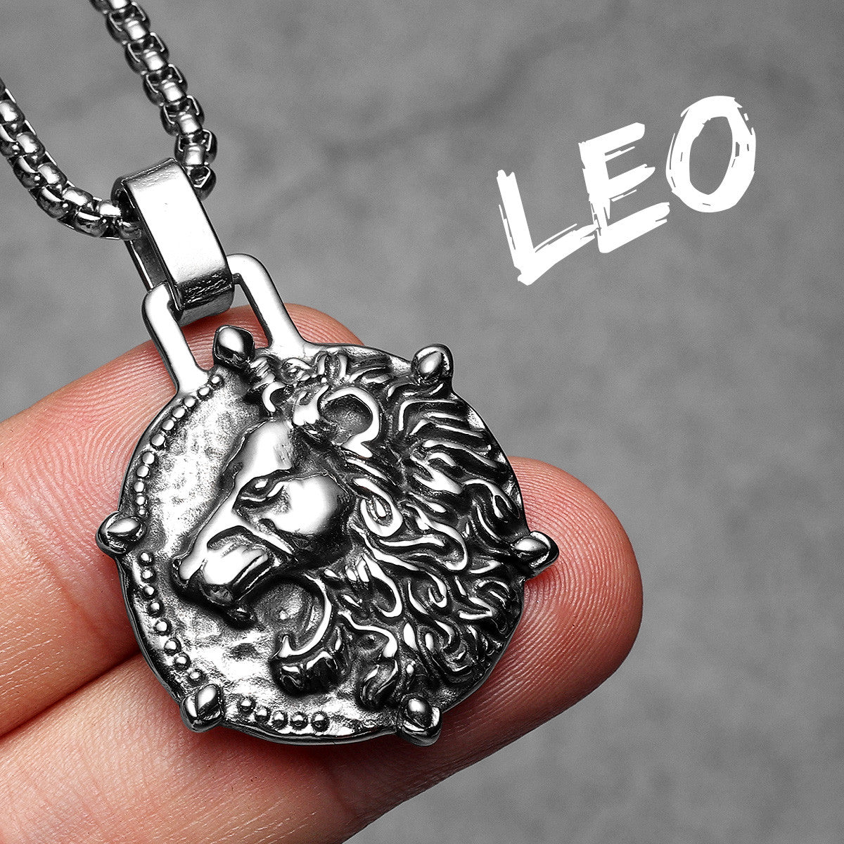 12 Constellations | 316L No Fade Stainless Steel Zodiac Sign Astrological Street Wear Pendants
