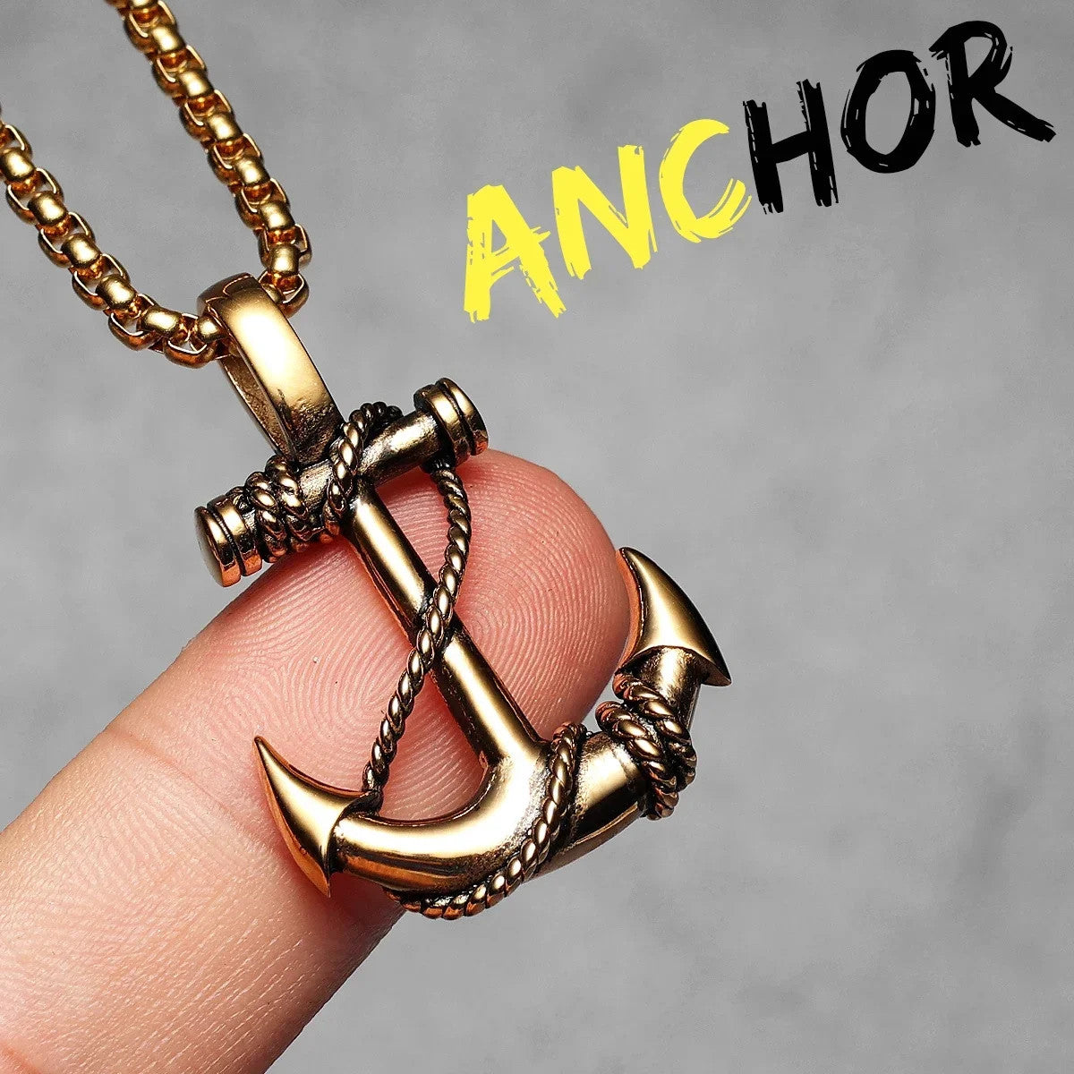 Pirate Collection | 316L No Fade Solid Stainless Steel Anchor Skull Street Wear Pendants