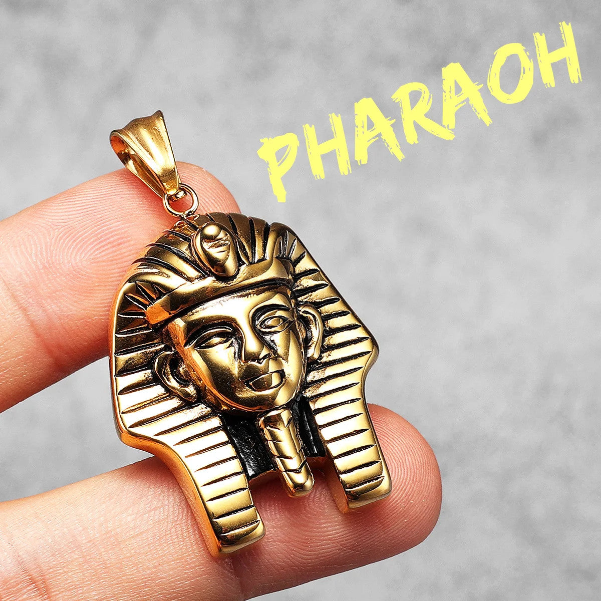Egypt Pharaoh | No Fade Stainless Steel Ancient African Egyptian Hip Hop Pendant